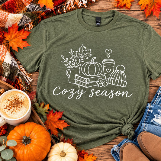 Preorder: Cozy Season Fall Graphic T-Shirt